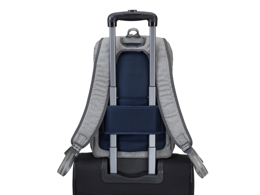 RIVACASE 7760 grey ECO рюкзак для ноутбука 15.6"-8