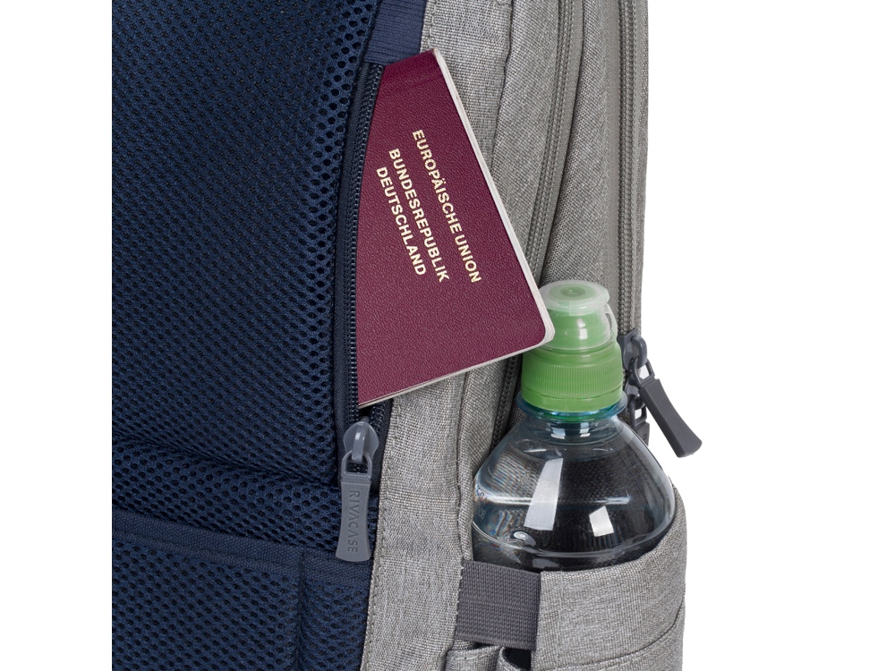 RIVACASE 7760 grey ECO рюкзак для ноутбука 15.6"-15