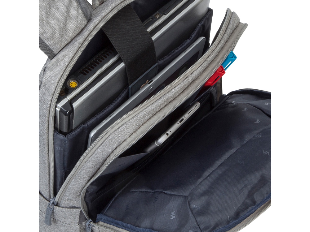 RIVACASE 7760 grey ECO рюкзак для ноутбука 15.6"-16