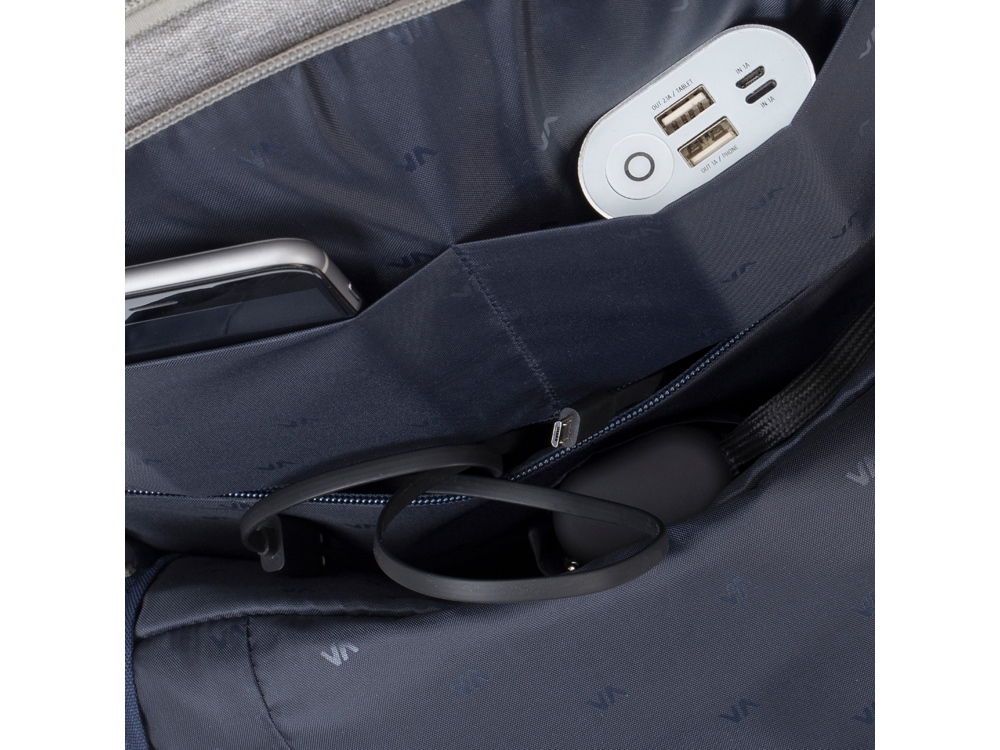 RIVACASE 7760 grey ECO рюкзак для ноутбука 15.6"-19