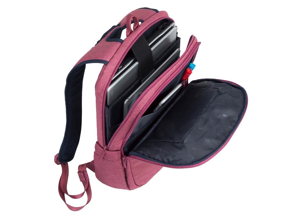 RIVACASE 7760 red ECO рюкзак для ноутбука 15.6"-5