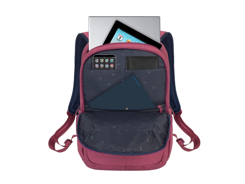 RIVACASE 7760 red ECO рюкзак для ноутбука 15.6"-9