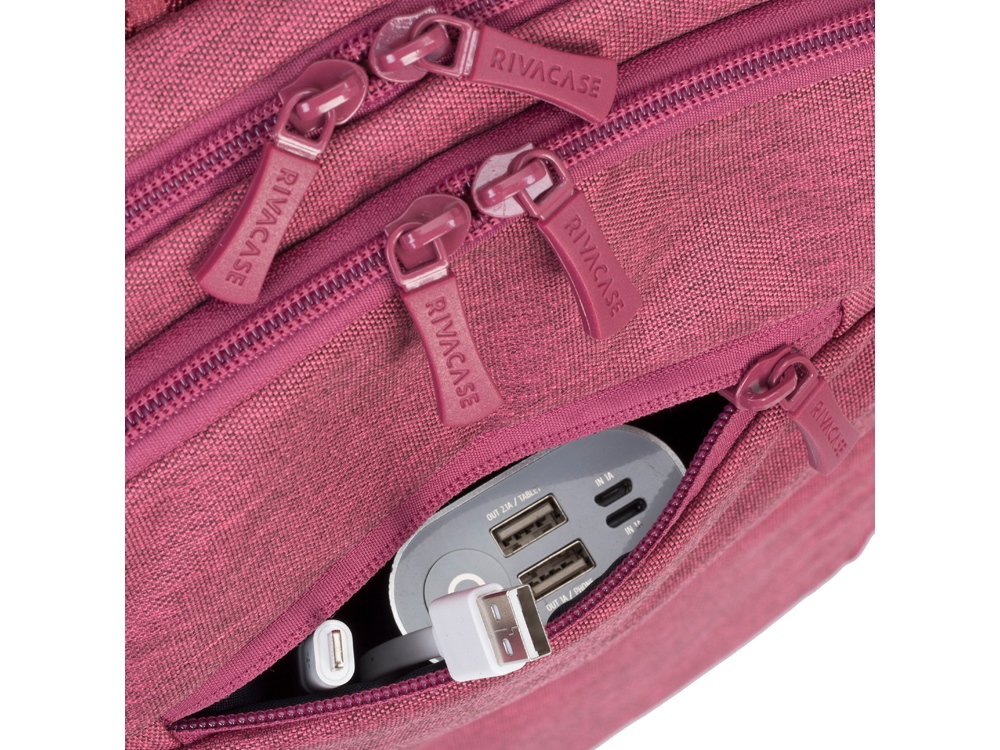 RIVACASE 7760 red ECO рюкзак для ноутбука 15.6"-16