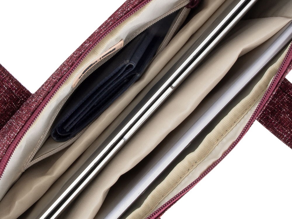 RIVACASE 7921 burgundy red сумка для ноутбука 14"-8