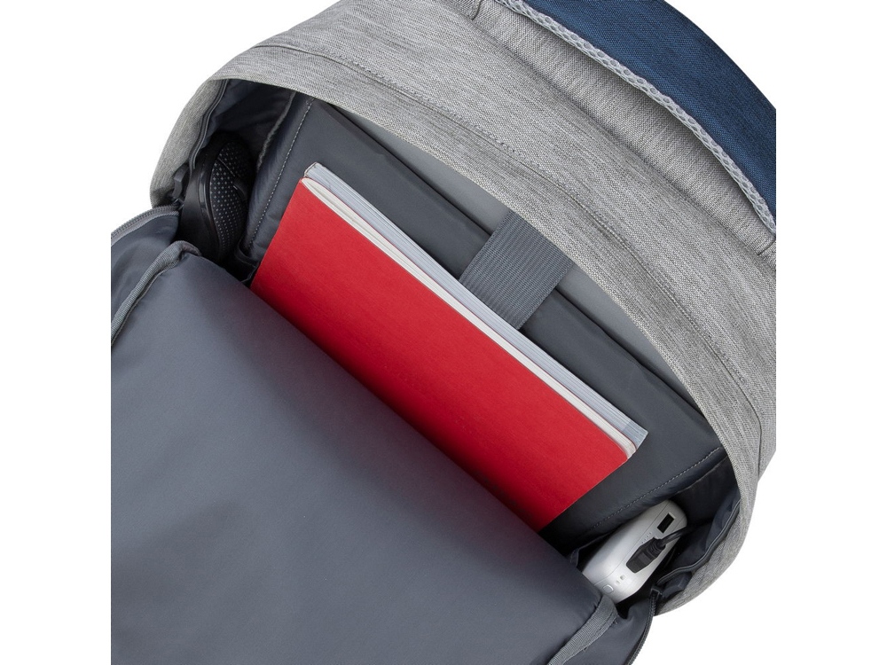 RIVACASE 7562 grey/dark blue рюкзак для ноутбука 15.6'', серый/темно-синий-17