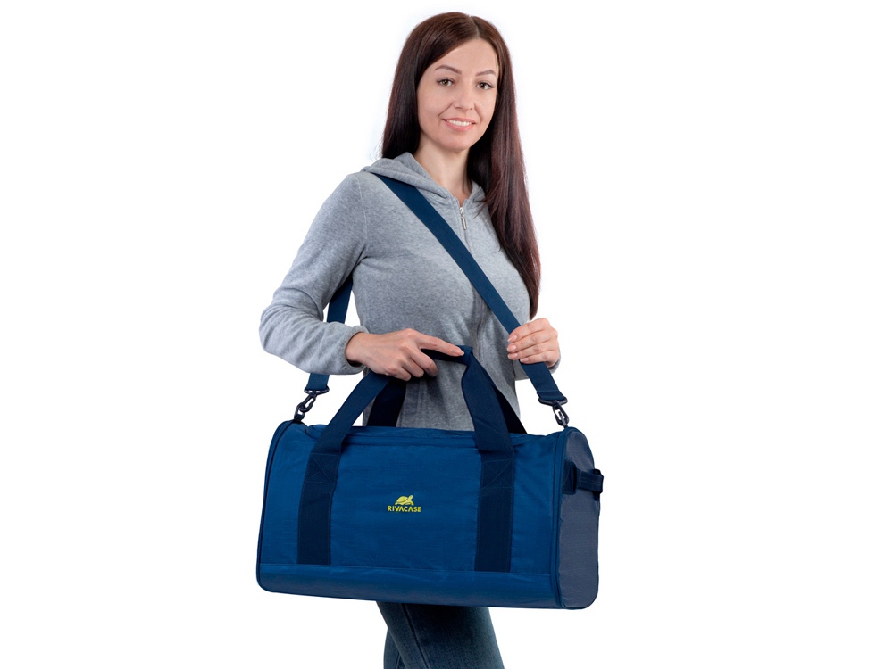 RIVACASE 5541 blue Лёгкая складная дорожная сумка, 30л /12-18