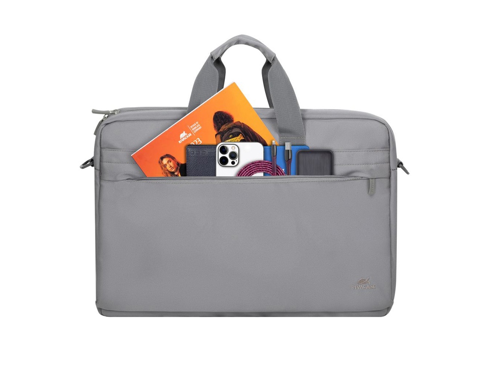 RIVACASE 8235 light grey сумка для ноутбука 15,6" / 6-2