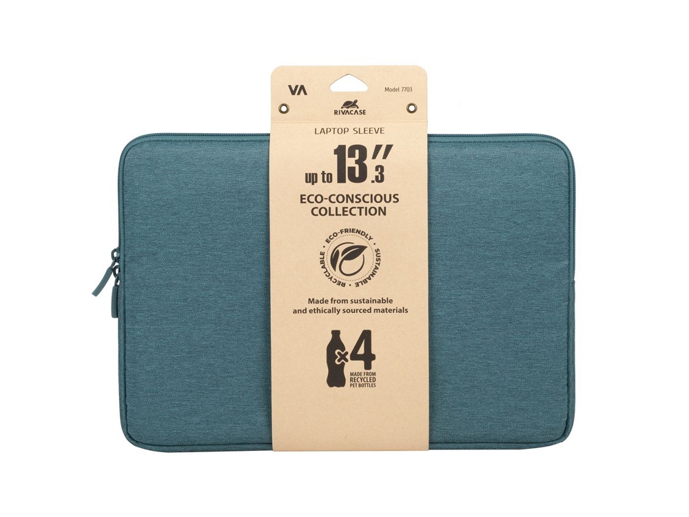 RIVACASE 7703 aquamarine ECO чехол для ноутбука 13.3-14" / 12-2