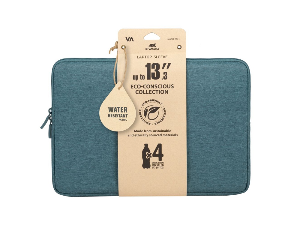 RIVACASE 7703 aquamarine ECO чехол для ноутбука 13.3-14" / 12-4