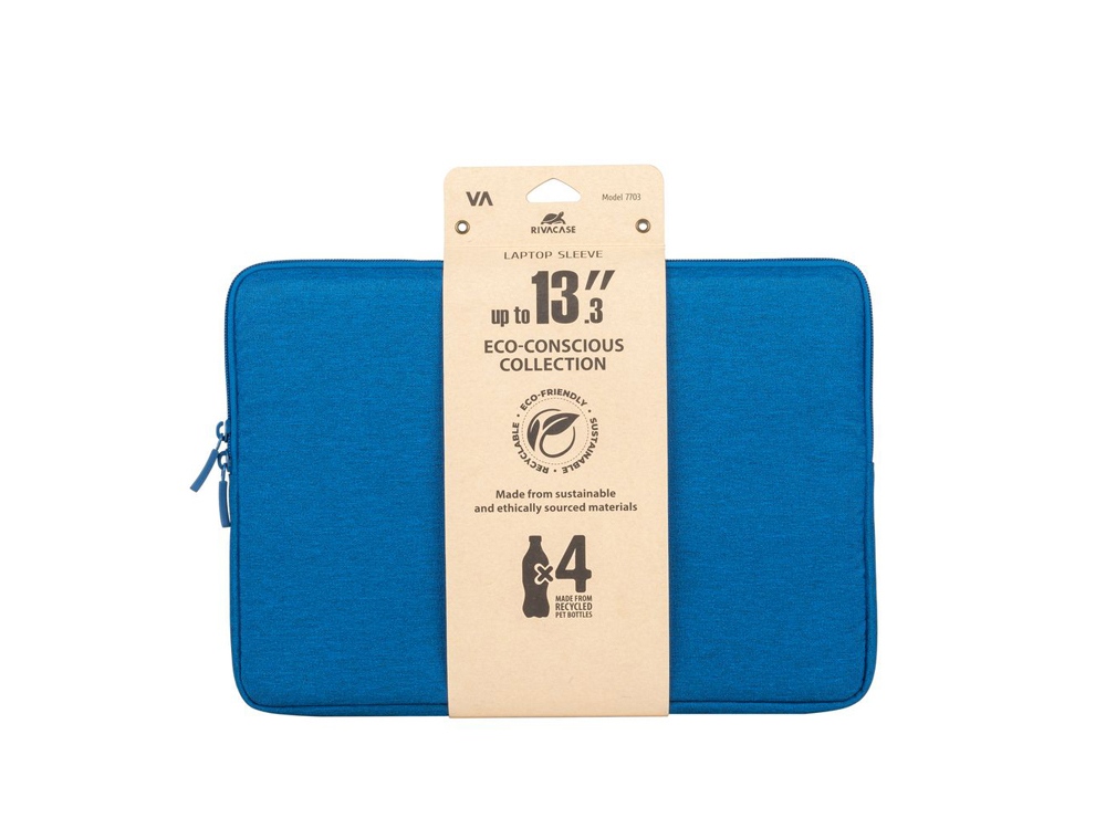 RIVACASE 7703 azure blue ECO чехол для ноутбука 13.3-14" / 12-2