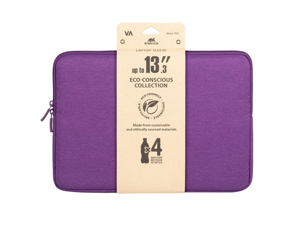 RIVACASE 7703 violet ECO чехол для ноутбука 13.3-14" / 12-3