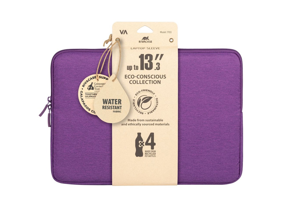 RIVACASE 7703 violet ECO чехол для ноутбука 13.3-14" / 12-4