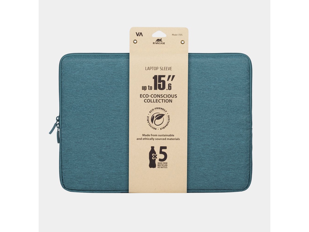 RIVACASE 7705 aquamarine ECO чехол для ноутбука 15.6" / 12-3