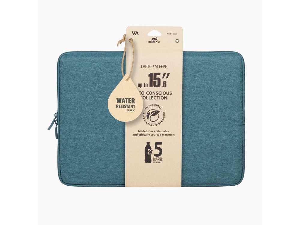 RIVACASE 7705 aquamarine ECO чехол для ноутбука 15.6" / 12-5