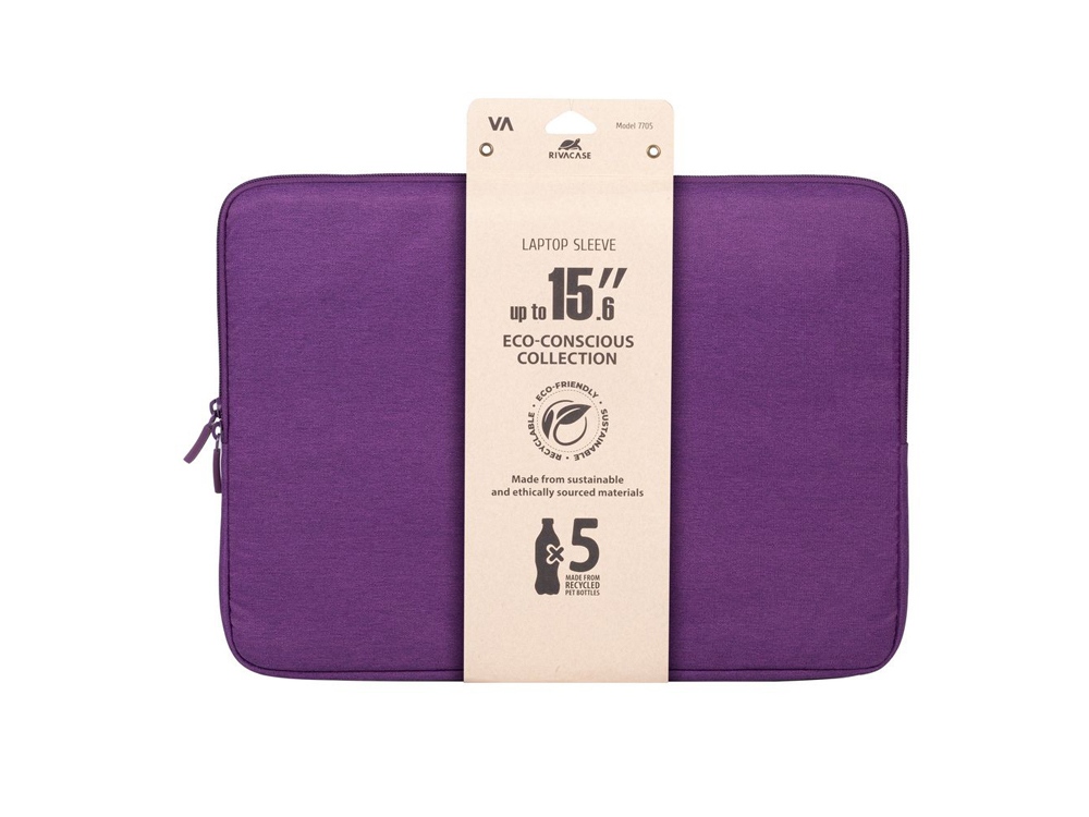 RIVACASE 7705 violet ECO чехол для ноутбука 15.6" / 12-3