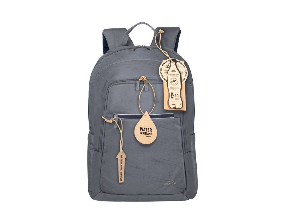 RIVACASE 7561 grey ECO рюкзак для ноутбука 15.6-16" / 6-1
