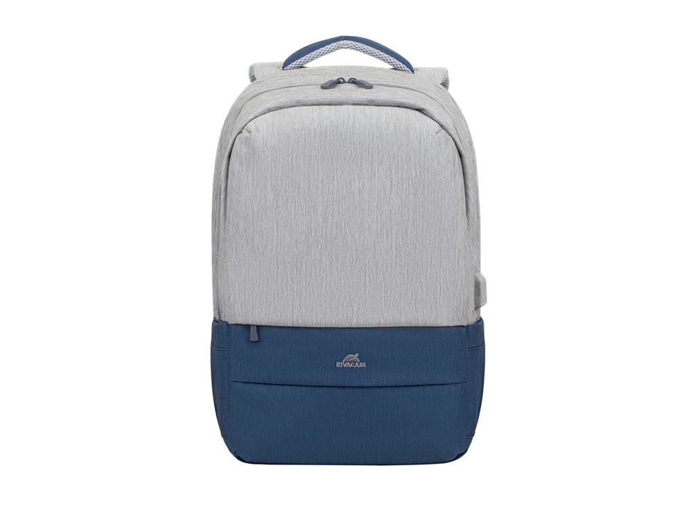 RIVACASE 7567 grey/dark blue рюкзак для ноутбука 17.3" / 6-1