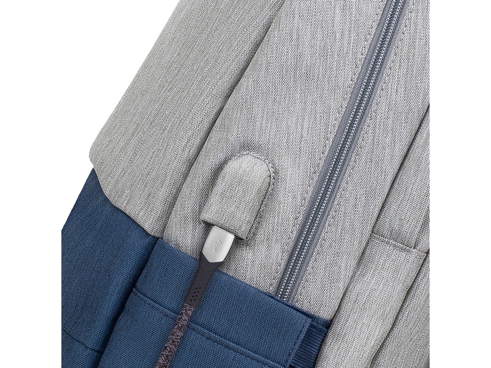 RIVACASE 7567 grey/dark blue рюкзак для ноутбука 17.3" / 6-7