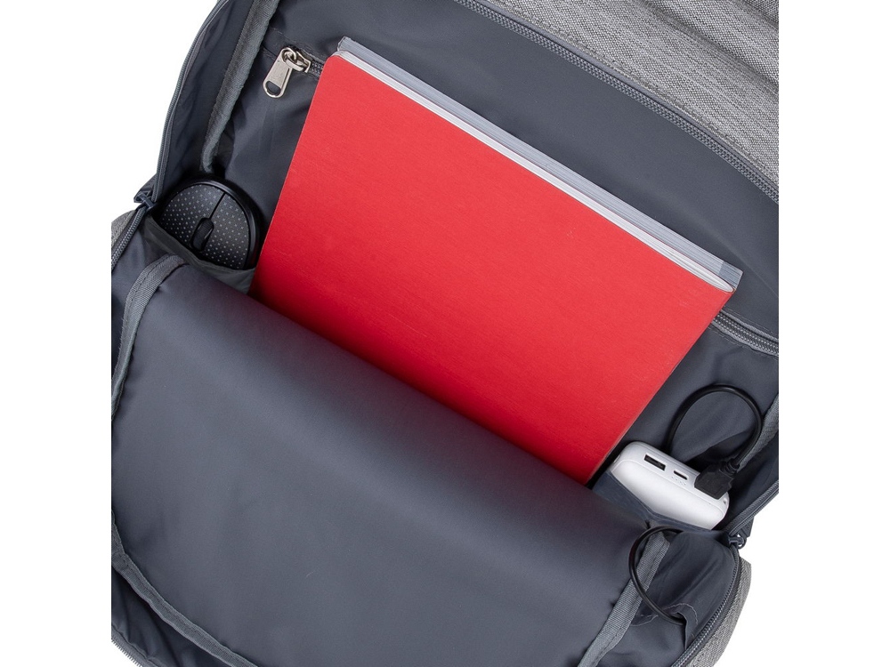 RIVACASE 7567 grey/dark blue рюкзак для ноутбука 17.3" / 6-12