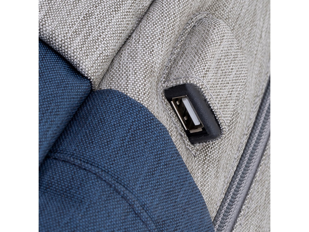 RIVACASE 7567 grey/dark blue рюкзак для ноутбука 17.3" / 6-13