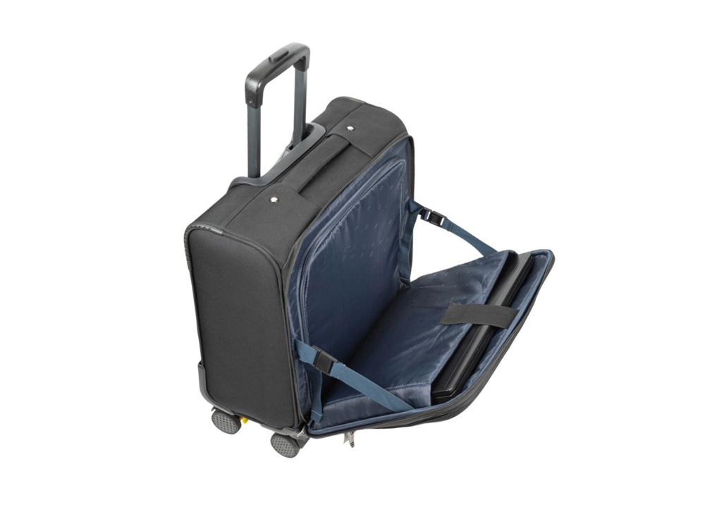RIVACASE 8481 black ECO бизнес кейс на 4-х колесах 20" / 2-11
