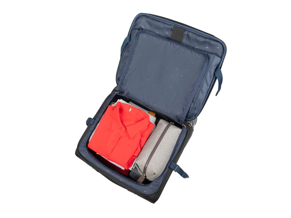 RIVACASE 8481 black ECO бизнес кейс на 4-х колесах 20" / 2-12
