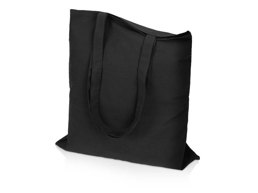 Сумка для шопинга Carryme 140 хлопковая, 140 г/м2, черный-1