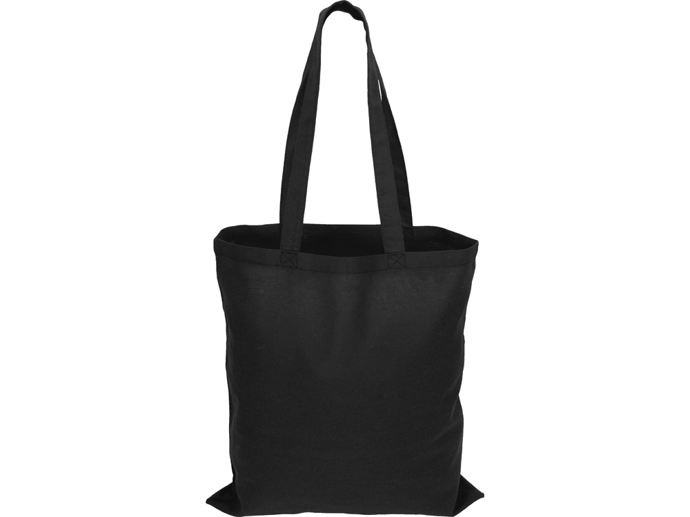 Сумка для шопинга Carryme 140 хлопковая, 140 г/м2, черный-3
