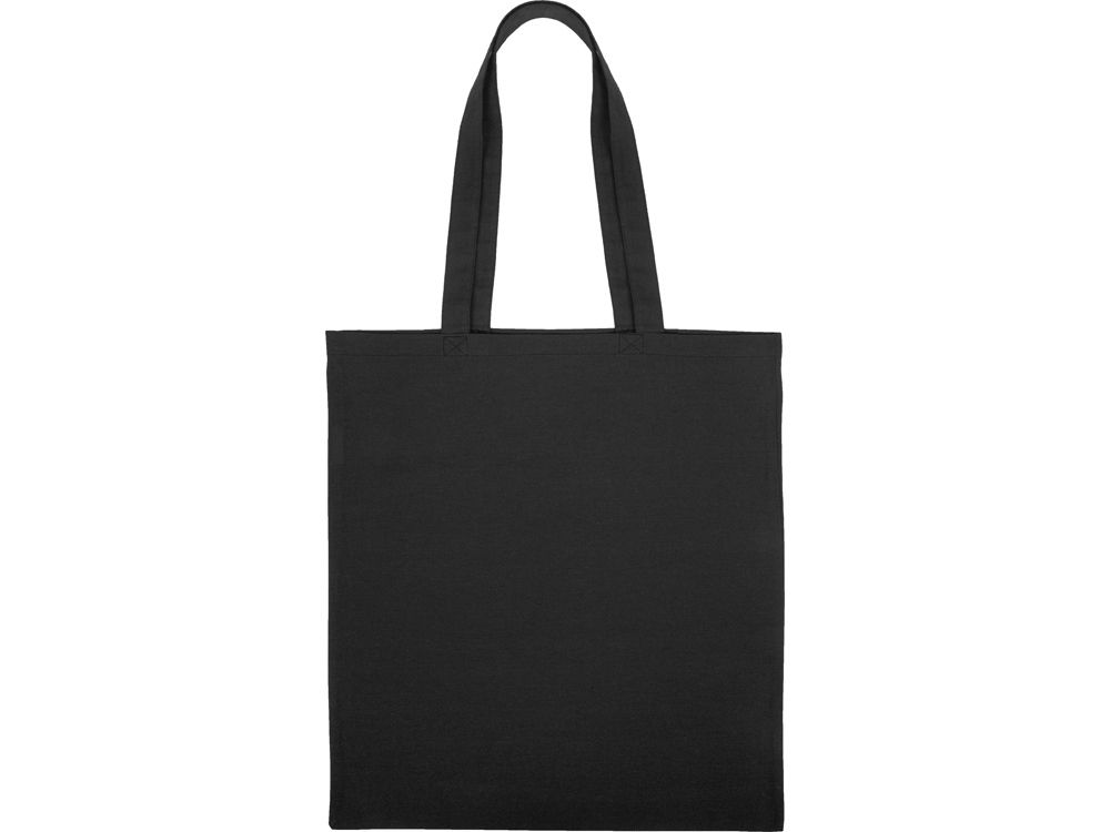 Сумка для шопинга Carryme 140 хлопковая, 140 г/м2, черный-3