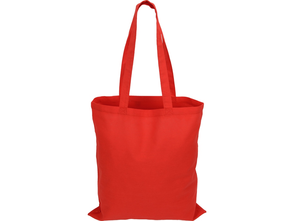 Сумка для шопинга Carryme 140 хлопковая, 140 г/м2, красный-3