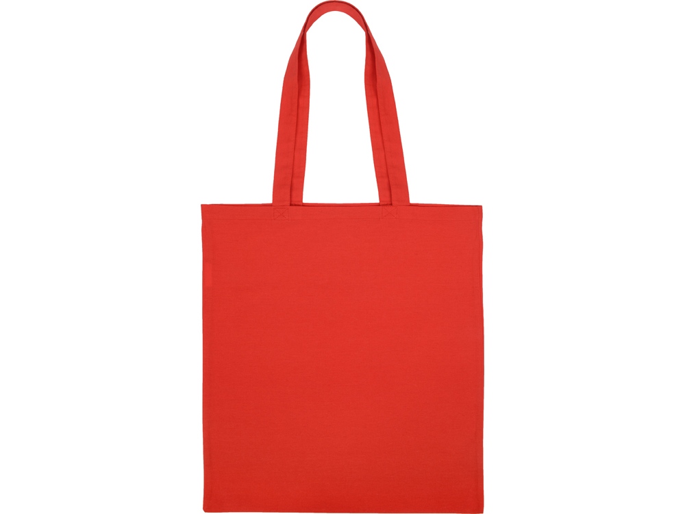 Сумка для шопинга Carryme 140 хлопковая, 140 г/м2, красный-4