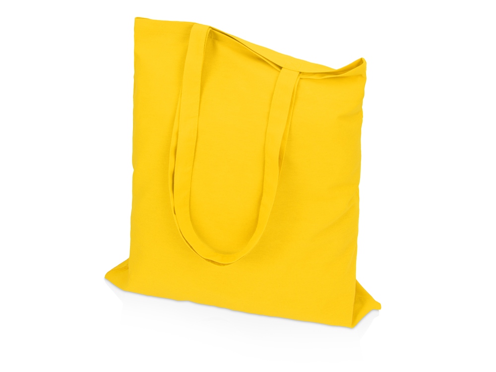 Сумка для шопинга Carryme 140 хлопковая, 140 г/м2, желтый-1