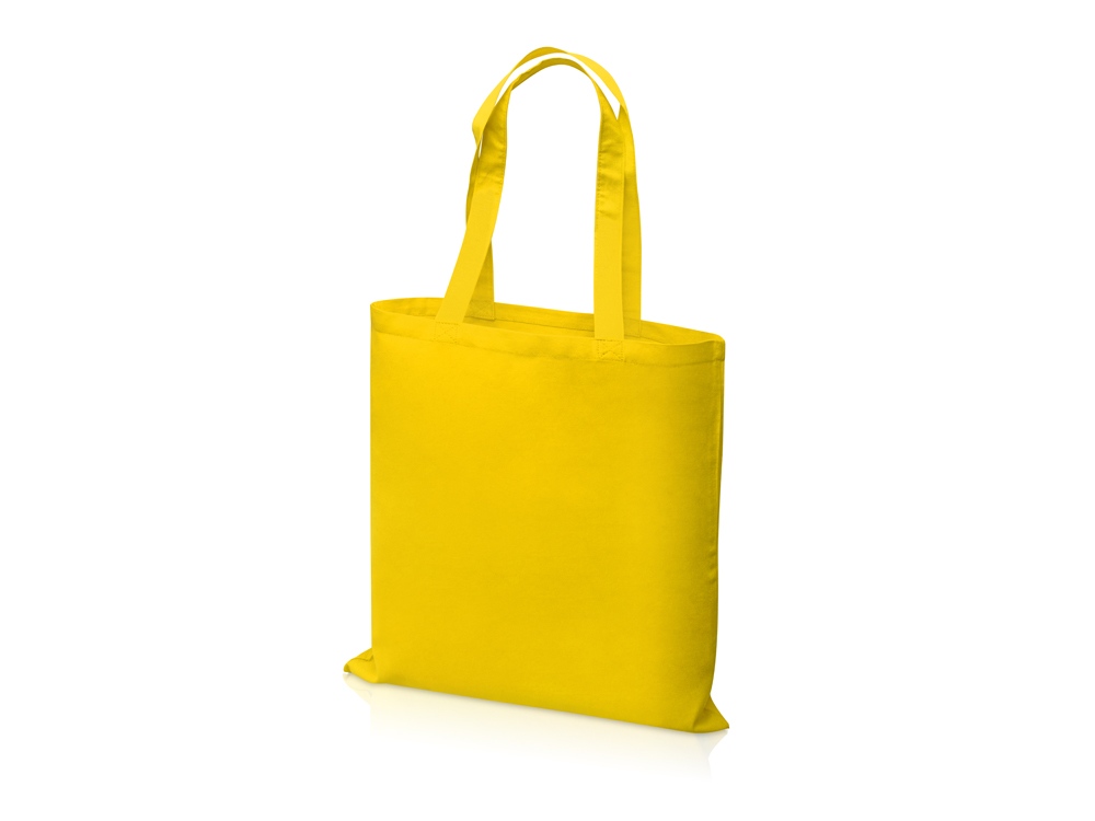 Сумка для шопинга Carryme 140 хлопковая, 140 г/м2, желтый-2