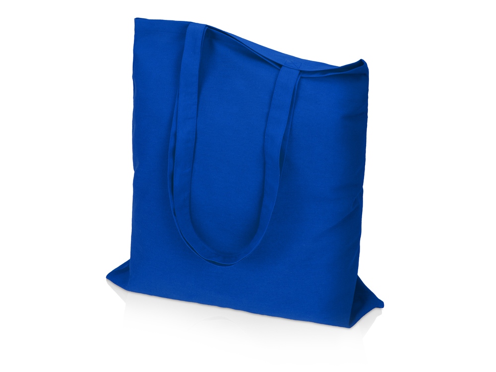 Сумка для шопинга Carryme 140 хлопковая, 140 г/м2, синий-1