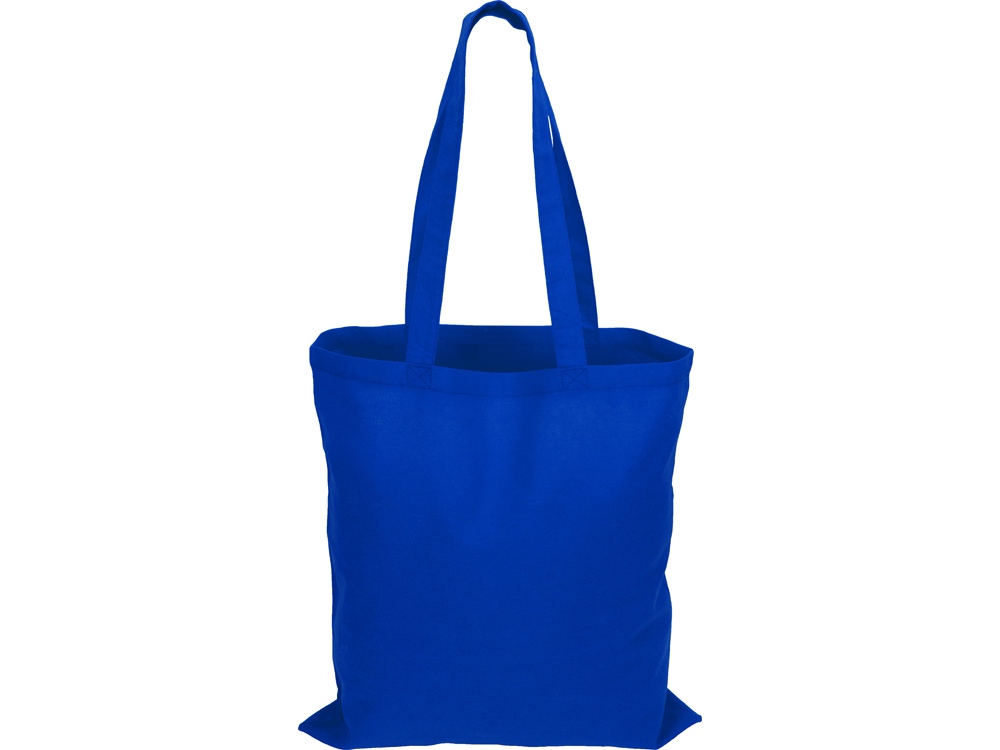 Сумка для шопинга Carryme 140 хлопковая, 140 г/м2, синий-3