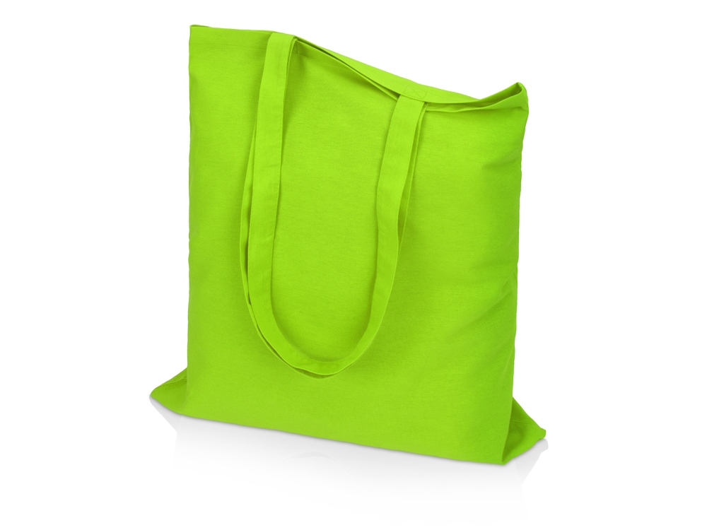 Сумка для шопинга Carryme 140 хлопковая, 140 г/м2, зеленое яблоко-1