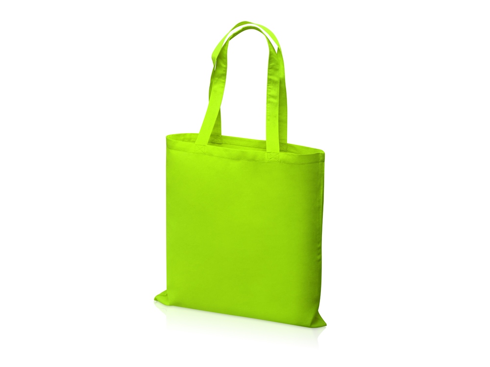 Сумка для шопинга Carryme 140 хлопковая, 140 г/м2, зеленое яблоко-2