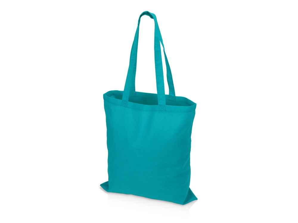 Сумка для шопинга Carryme 140 хлопковая, 140 г/м2, бирюзовый 320C NEW-2