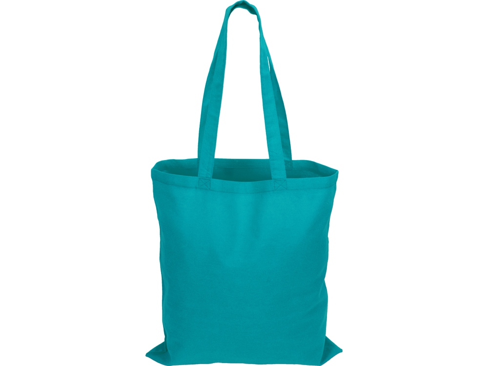 Сумка для шопинга Carryme 140 хлопковая, 140 г/м2, бирюзовый 320C NEW-3