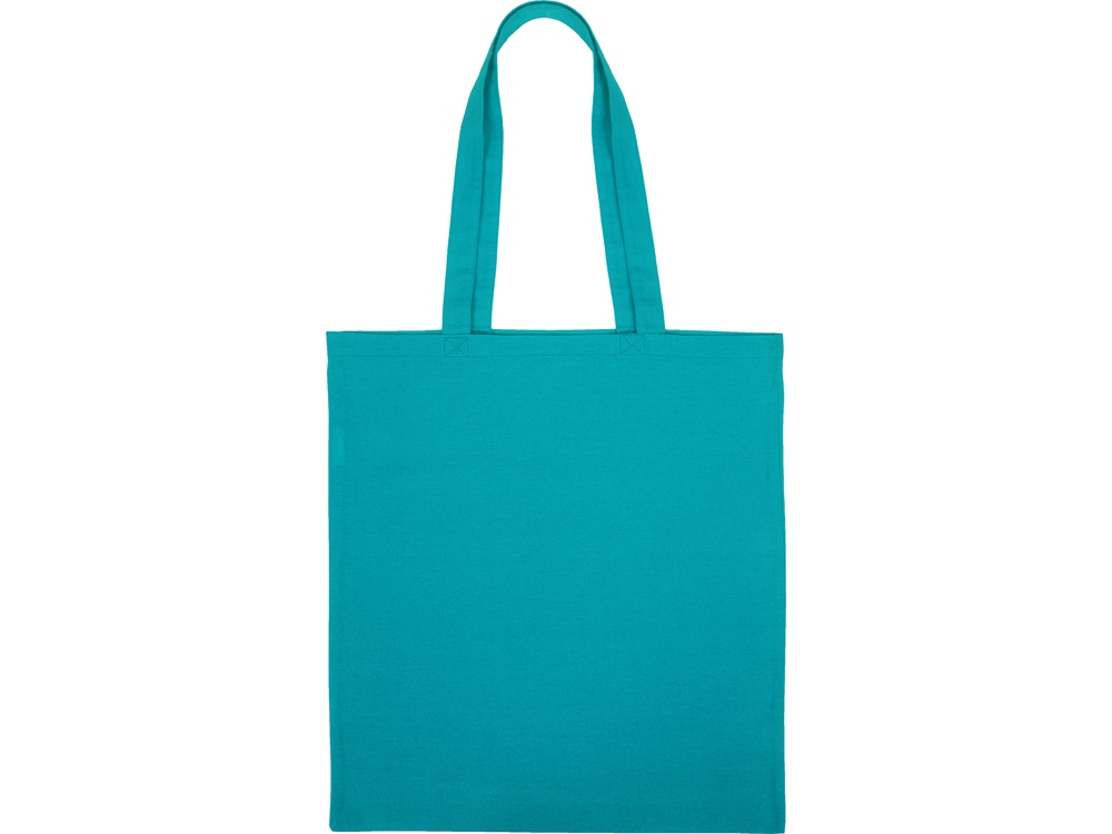 Сумка для шопинга Carryme 140 хлопковая, 140 г/м2, бирюзовый 320C NEW-4