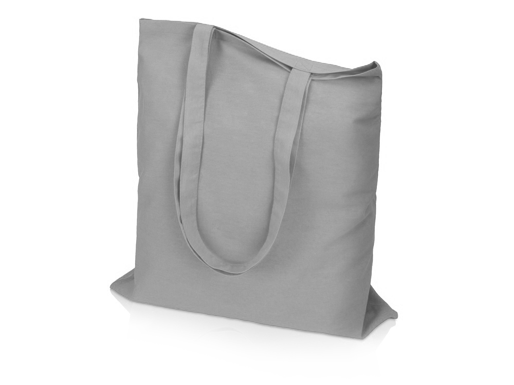 Сумка для шопинга Carryme 140 хлопковая, 140 г/м2, серый-1
