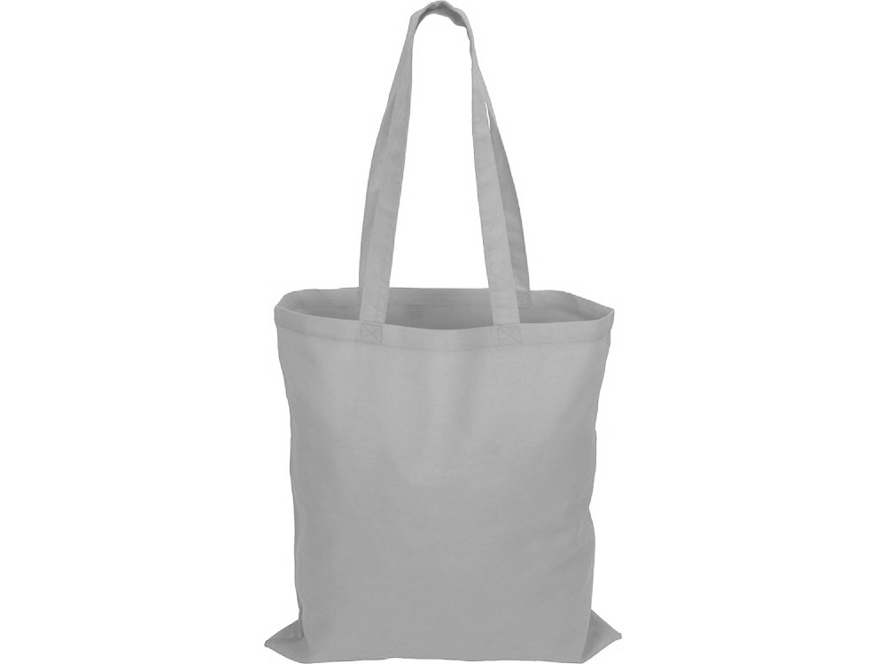 Сумка для шопинга Carryme 140 хлопковая, 140 г/м2, серый-3