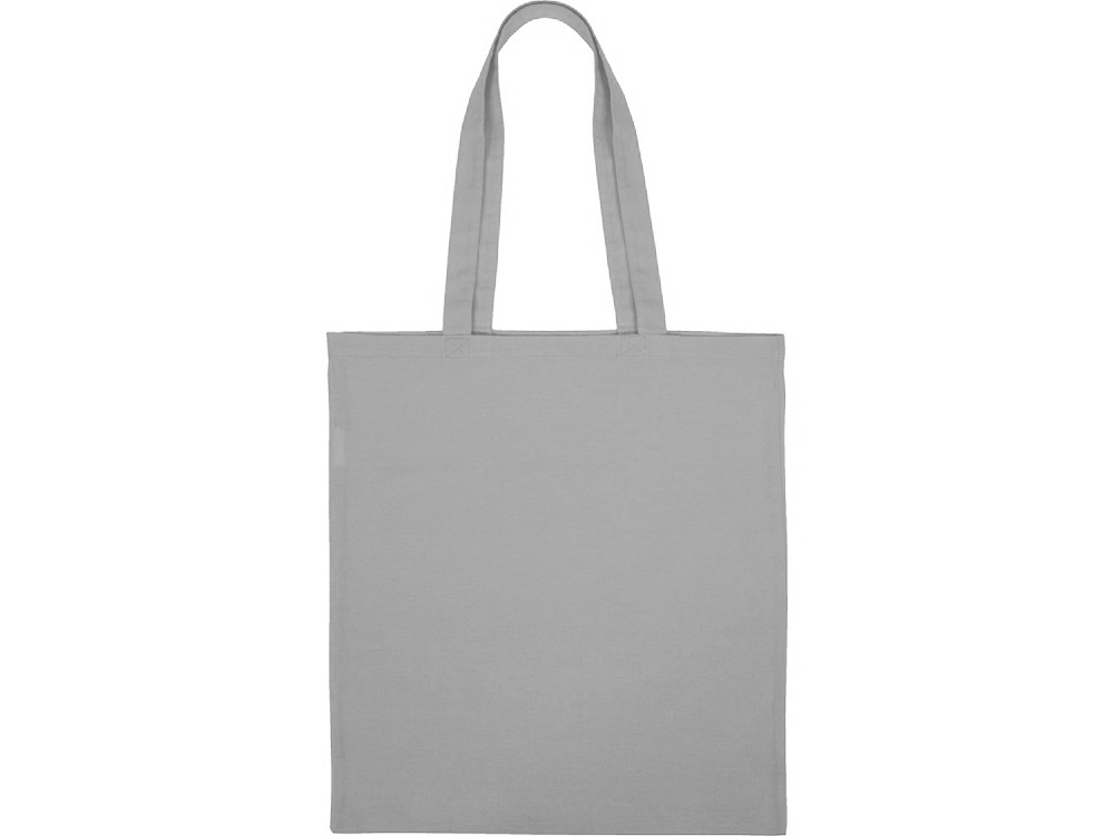 Сумка для шопинга Carryme 140 хлопковая, 140 г/м2, серый-4