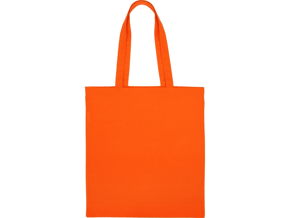 Сумка для шопинга Carryme 140 хлопковая, 140 г/м2, оранжевый-4