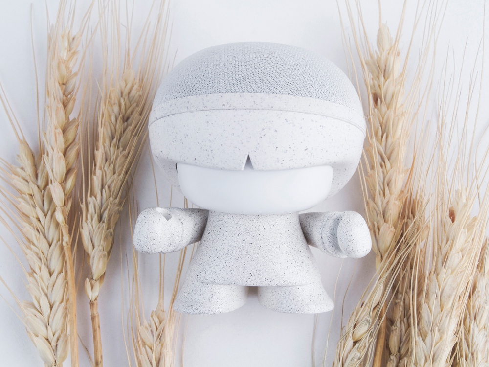 Портативная колонка «mini Xboy Eco», пшенично-белый-2
