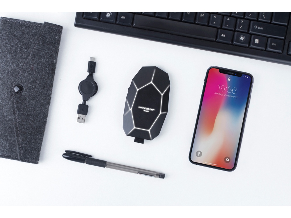 Беспроводная мышь «Geo Mouse Plus», черный-3