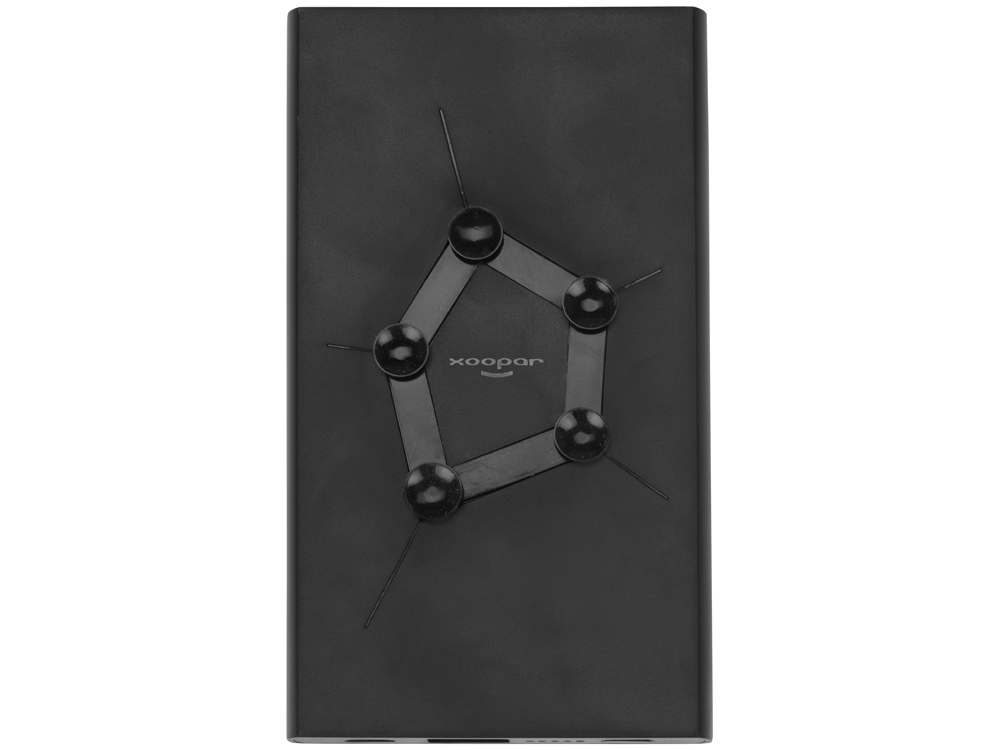 Портативное беспроводное зарядное устройство "Geo Wireless", 5000 mAh, черный-8