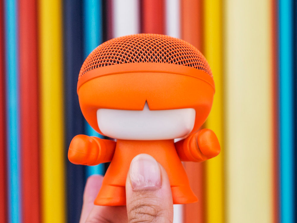 Портативная колонка Bluetooth XOOPAR mini Xboy Metallic, оранжевый-2