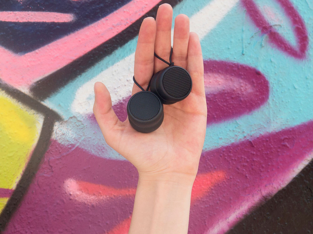 Портативная колонка TWS «YoYo Mono», черный-3