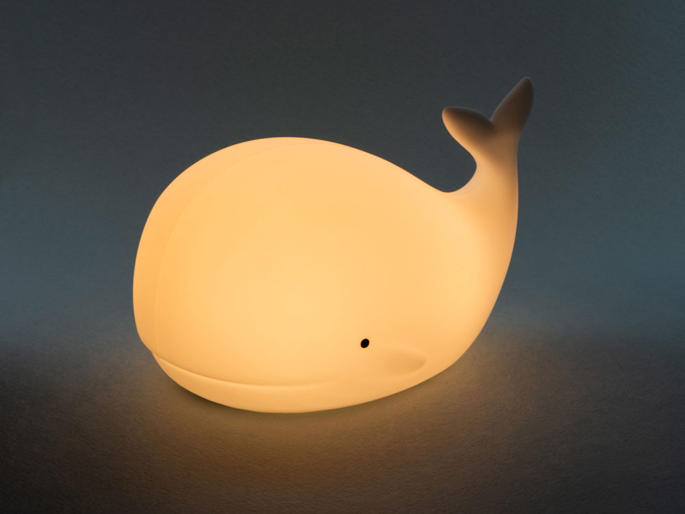 Ночник "Whale", белый-5